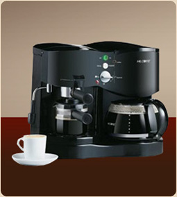 Shots Espresso on Mr  Coffee 4 Shot Espresso Machine And 8 Cup Coffee Maker Combo Ecm21