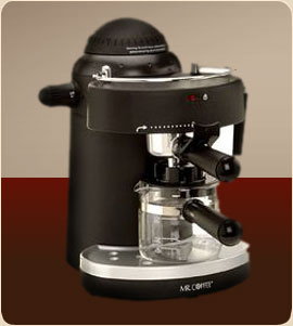 Mr. Coffee Steam Espresso And Cappuccino Maker-Ecm150