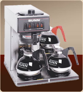 BUNN 13300.0003 VP17-3SS3L Pourover Commercial Coffee Brewer