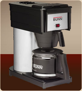 BUNN BXB Velocity Brew 10-Cup Home Coffee Brewer