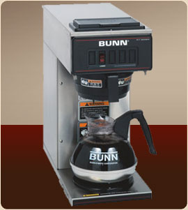 Bunn VP17-1 Pourover Coffee Brewer - Stainless Decor