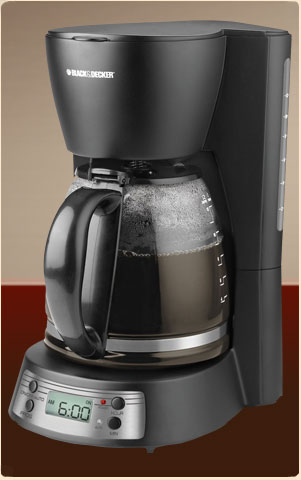 Black & Decker 12-Cup Programmable Coffeemaker with Glass Carafe