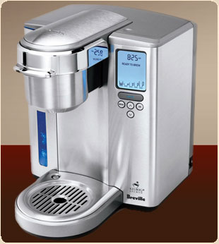 Breville Coffee Maker Keurig Stainless Steel Silver Gourmet Machine  BKC600XL