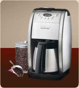 Cuisinart Grind Brew Thermal 10 Cup Programmable Coffeemaker