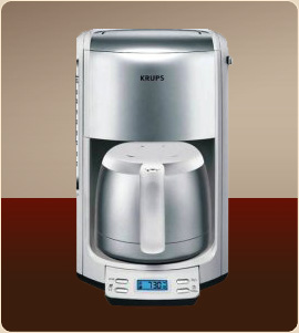Krups FMF5 10 Cup Programmable Coffee Maker with Thermal Carafe The Modern Coffee Machine