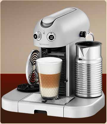 Nespresso Gran Maestria C520 Espresso Machine plus milk frother for cappuccino and latte this high-end capsules brewing system