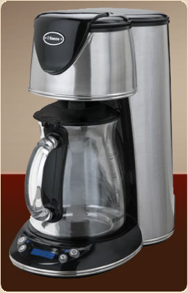 Saeco TDCM-GL Renaissance 10-Cup Digital Coffee Maker with Glass Carafe
