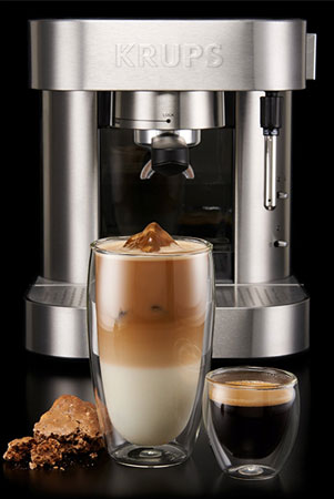  Krups XP601050 Stainless Steel Espresso Machine