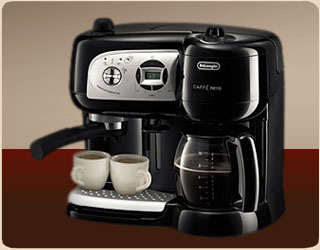 DeLonghi Coffee and Espresso Combo Brewer & Reviews