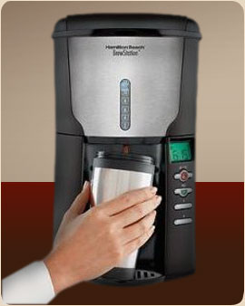 Review Hamilton Beach Brewstation Dispensing Coffee Maker 12 Cup Capacity 