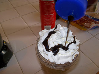 Gather your ingredients for Frappuccino