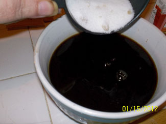 Gather your ingredients for Coffee Gelatin