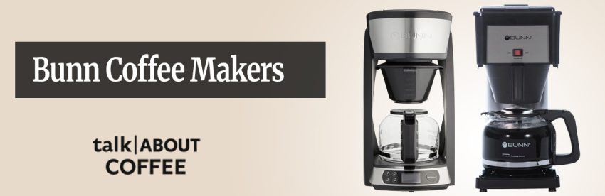 A BUNN Velocity Brew Speed Brew commercial-style drip coffee maker with glass carafe brewing fresh coffee fast