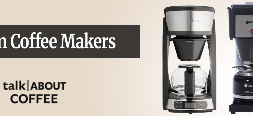 A BUNN Velocity Brew Speed Brew commercial-style drip coffee maker with glass carafe brewing fresh coffee fast