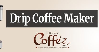 Two drip coffee makers side by side, a compact Krups model with a glass carafe and a Ninja programmable brewer with a control panel