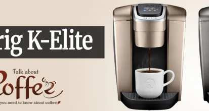 Keurig K-Elite single-serve K-Cup coffee maker in brushed silver finish